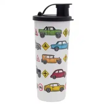Tupperware Copo com bico carrinhos 470ml oferta