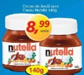Supermercados Guanabara Creme de Avela com Cacau Nutella 140g oferta