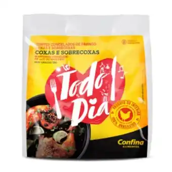 Santa Cruz Supermercados Coxa e sobrecoxa de frango confina 1kg oferta