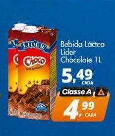 Delta Supermercados Bebida Láctea Lider Chocolate oferta