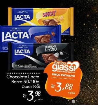 Giassi Supermercados Chocolate Lacta Barra oferta