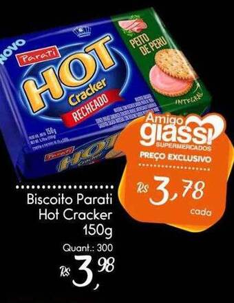 Giassi Supermercados Biscoito Parati Hot Cracker oferta