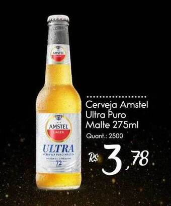 Giassi Supermercados Cerveja Amstel Ultra Puro Malte oferta