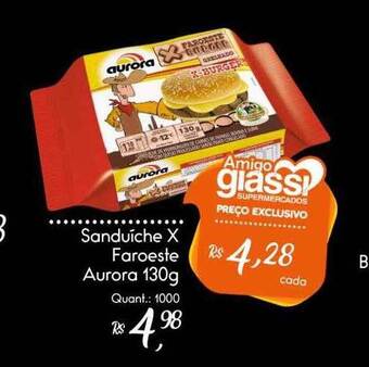 Giassi Supermercados Sanduiche X Faroeste Aurora oferta
