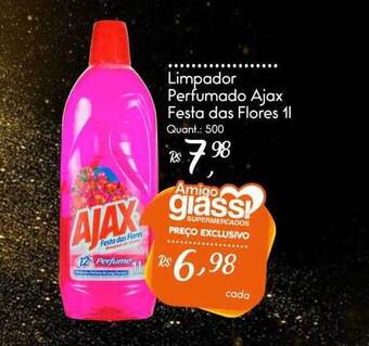 Giassi Supermercados Limpador Perfumado Ajax Festa Das Flores oferta