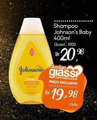 Giassi Supermercados Shampoo Johnson's Baby oferta