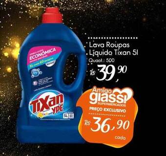Giassi Supermercados Lava Roupas Liquido Tixan oferta