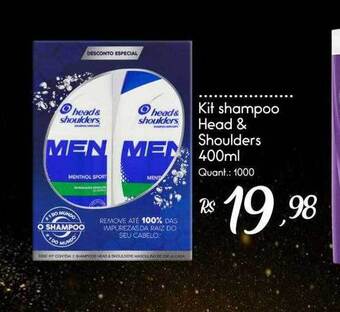 Giassi Supermercados Kit Shampoo Head & Shoulders oferta