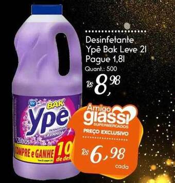 Giassi Supermercados Desinfetante Ypê Bak oferta