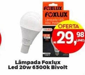 Lâmpada Foxlux Led 20w 6500k Bivolt