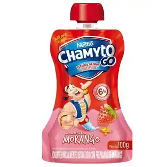 Iogurte líquido chamyto go 100g morango