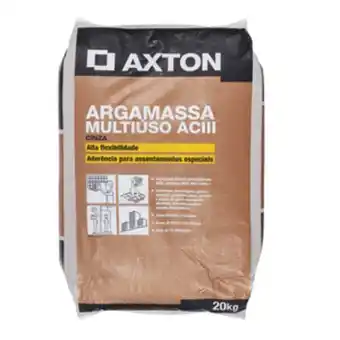 Leroy Merlin Argamassa aciii interno e externo cinza 20kg axton oferta