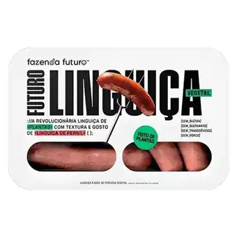 Nagumo Linguiça vegetal fazenda futuro 250g oferta