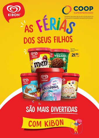 Coop Sorvete Kibon sabores 800ml oferta