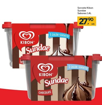 Coop Sorvete Kibon Sundae Sabores 1.4L oferta