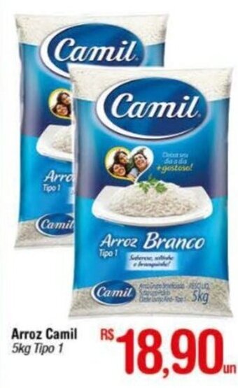 Fort Atacadista Arroz Camil 5kg tp1 oferta