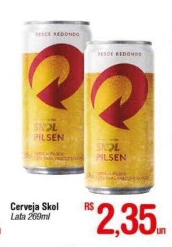 Fort Atacadista Cerveja Skol Lata 269ml oferta
