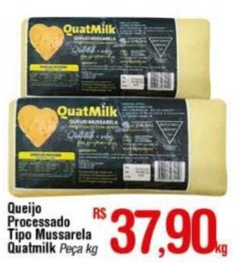 Fort Atacadista Queijo Processado Tipo Mussarela Quatmilk 1kg oferta