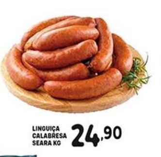 Bom Dia Linguica Calabresa Seara 1kg oferta