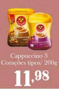 Cappuccino 3 Corações Tipos