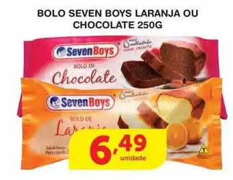 Roldão Bolo Seven Boys Laranja Ou Chocolate oferta
