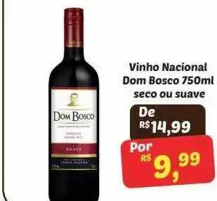 Semar Supermercado Vinho Nacional Dom Bosco Seco Ou Suave oferta