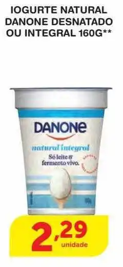 Roldão Iogurte Natural Danone Desnatado Ou Integral oferta