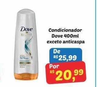 Semar Supermercado Condicionador Dove Exceto Anticaspa oferta