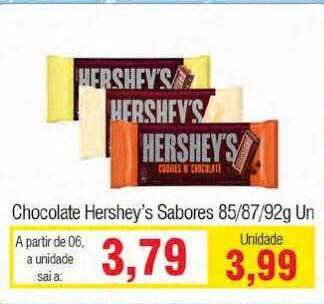 Spani Atacadista Chocolate Hershey's Sabores oferta