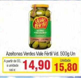 Spani Atacadista Azeitonas Verdes Vale Fértil Vd oferta