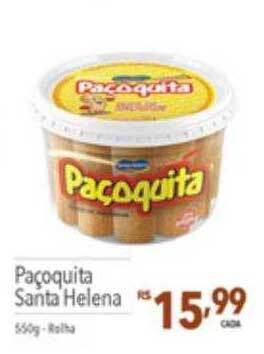 Supermercados Condor Paçoquita Santa Helena Rolha oferta