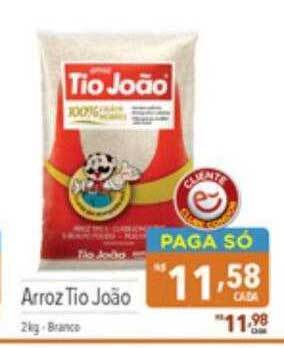 Supermercados Condor Arroz Tio João oferta