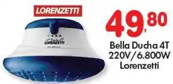 Bella Ducha 4t 220v 6.800w Lorenzetti