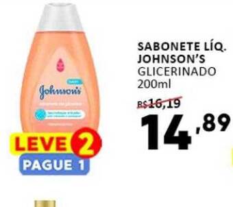 Supermercados Baklizi Sabonete Líquido Johnson's Glicerinado oferta