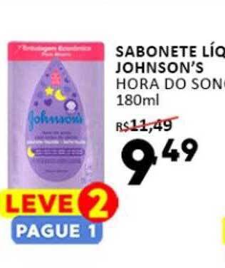 Supermercados Baklizi Sabonete Líq Johnson's oferta