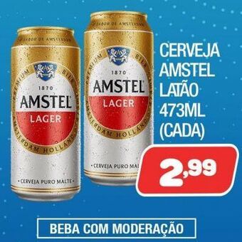 Costazul Supermercados Cerveja amstel 473ml oferta