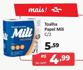 Peruzzo Toalha papel mili c/2 oferta