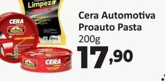 Cera automotiva proauto pasta 200g
