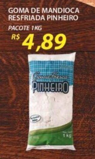 Goma de Mandioca Resfriada Pinheiro 1kg