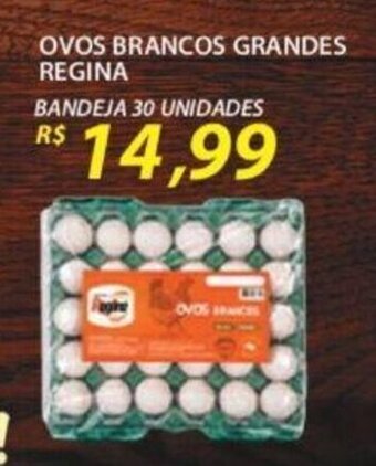 Assaí Atacadista ovos Brancos Grandes Regina bandeja 30 unidades oferta