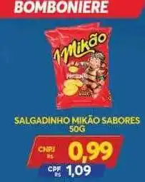 Atacadão Centro Sul Salgadinho Mikão Sabores oferta