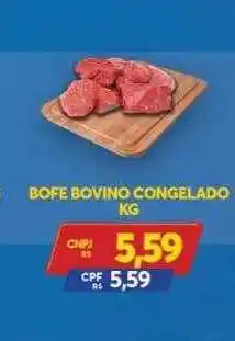 Atacadão Centro Sul Bofe Bovino Congelado Kg oferta