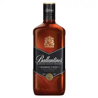 Super Nosso Whisky escocês ballantine's bourbon finish 750ml oferta