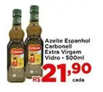 Shibata Supermercados Azeite Espanhol Carbonell Extra virgem vidro 500ml oferta