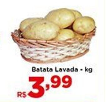 Shibata Supermercados Batata lavada 1kg oferta