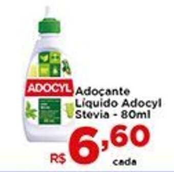 Adocante Liquido Adocyl Stevia 80ml