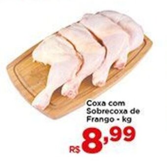 Shibata Supermercados Coxa com Sobrecoxa de frango 1kg oferta