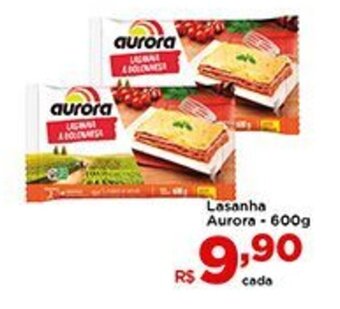 Shibata Supermercados Lasanha Aurora 600g oferta