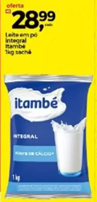 Frangolândia Leite em po Integral Itambe 1kg sache oferta