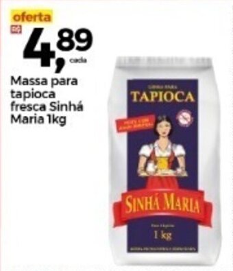 Frangolândia Massa para tapioca fresca Sinha Maria 1kg oferta
